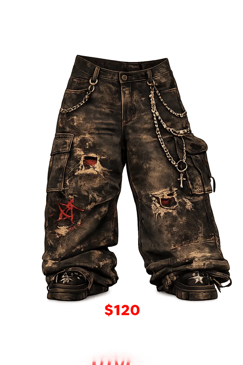 Star Girl Distressed Denim