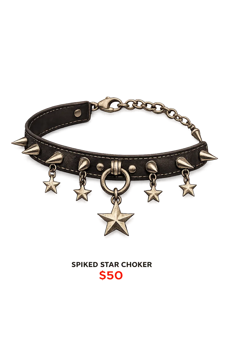 Spiked Star Choker